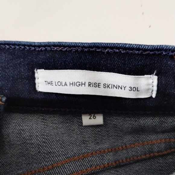 Denim Forum The Lola High Rise Skinny Jeans Size 26 (Fits 26x30) - Picture 5 of 11